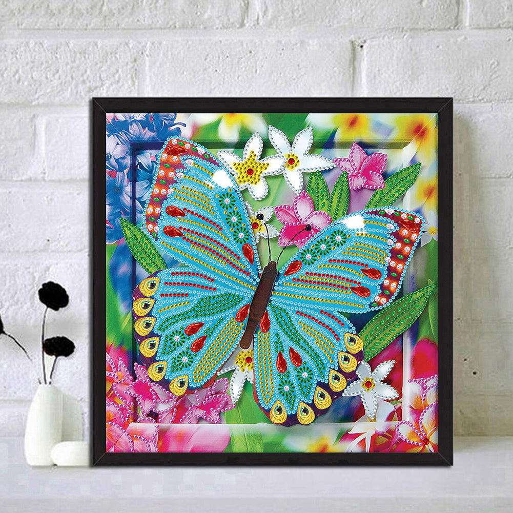 Butterfly - Special Shaped Drill Diamond Paiting 30*30CM