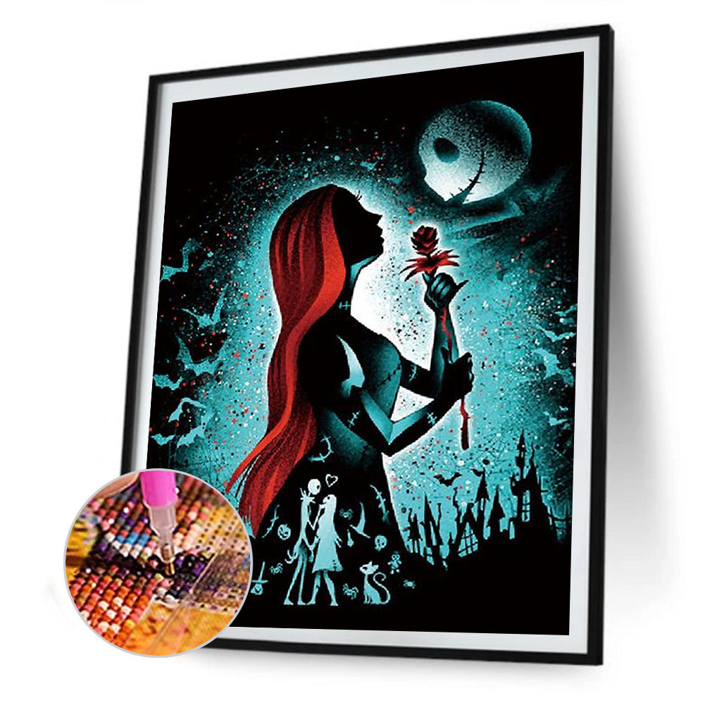 Silhouette Cartoon - Full Square Drill Diamond Painting 40*50CM