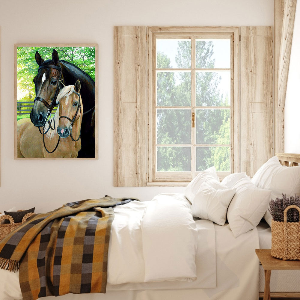 Horse - Full Square Drill Diamond Painting 30*40CM