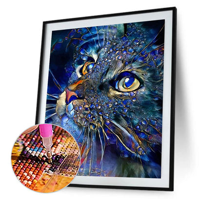 Artist Cat - Full Square Drill Diamond Painting 50*60CM