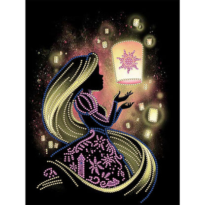 Disney Princess Silhouette - Special Shaped Drill Diamond Paiting 30*40CM