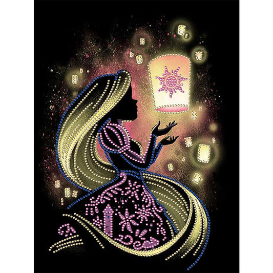 Disney Princess Silhouette - Special Shaped Drill Diamond Paiting 30*40CM