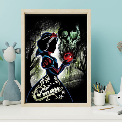 Disney Princess Silhouette - Special Shaped Drill Diamond Paiting 30*40CM