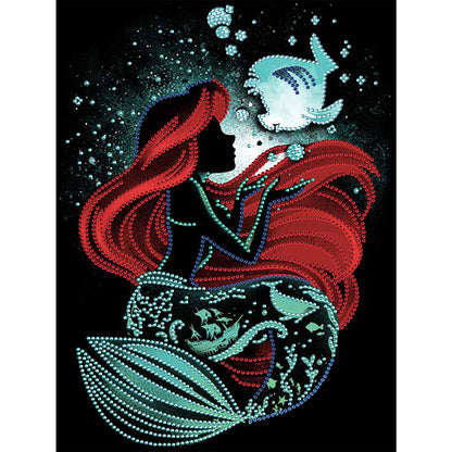 Disney Princess Silhouette - Special Shaped Drill Diamond Paiting 30*40CM