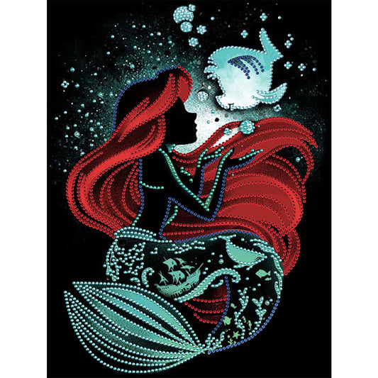 Disney Princess Silhouette - Special Shaped Drill Diamond Paiting 30*40CM