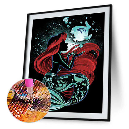 Disney Princess Silhouette - Special Shaped Drill Diamond Paiting 30*40CM