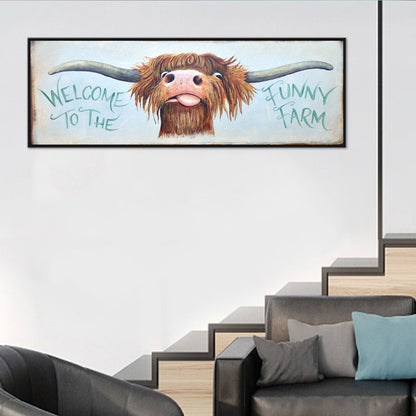 Fun Yak - Full Round Drill Diamond Painting 80*30CM