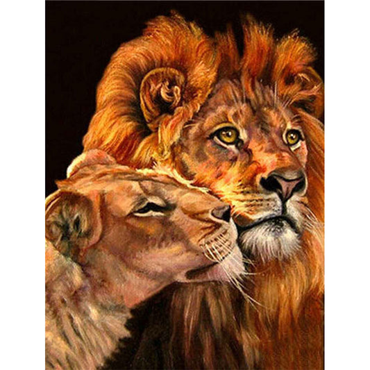 Cougar - Full Round Drill Diamond Painting 30*40CM
