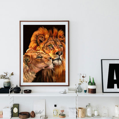 Cougar - Full Round Drill Diamond Painting 30*40CM