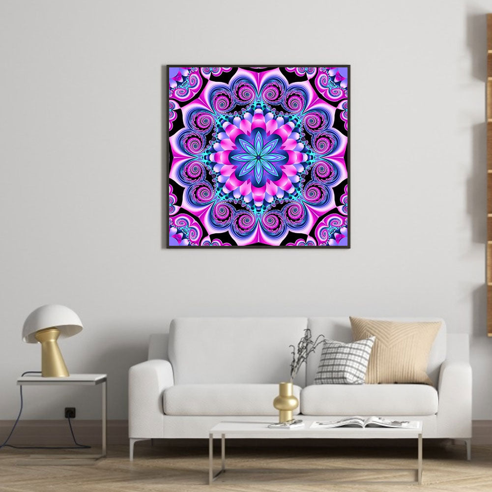 Mandala Pattern - Full Round Drill Diamond Painting 40*40CM