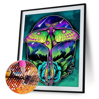 Flowers And Insects - Full Round Drill Diamond Painting 30*40CM