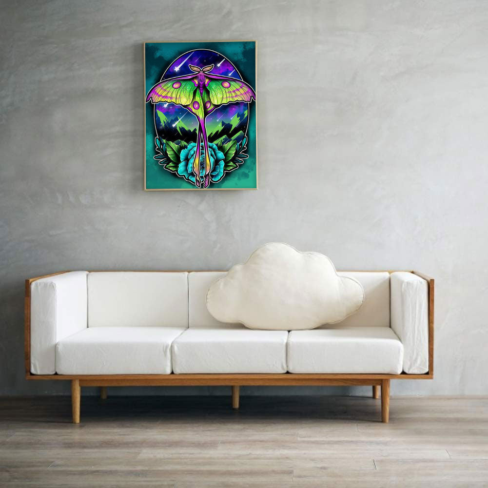 Flowers And Insects - Full Round Drill Diamond Painting 30*40CM