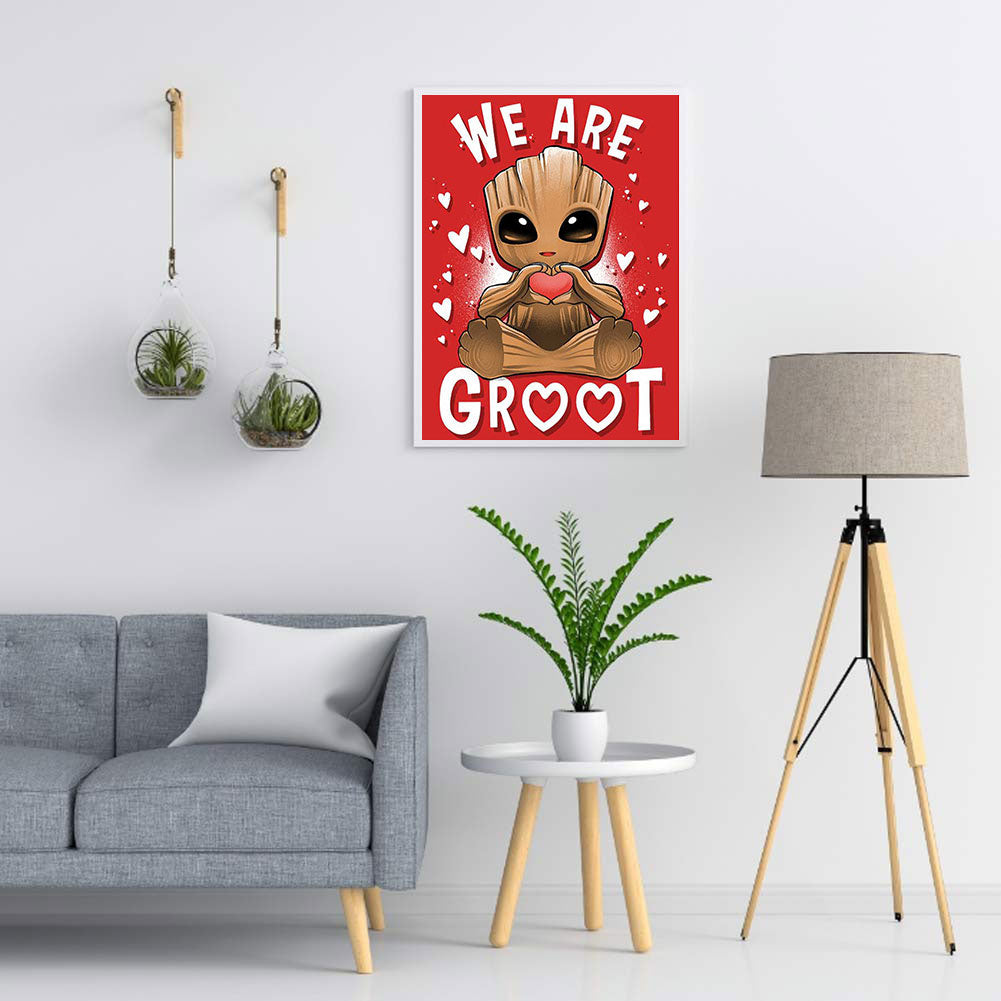 Groot - Full Round Drill Diamond Painting 30*40CM