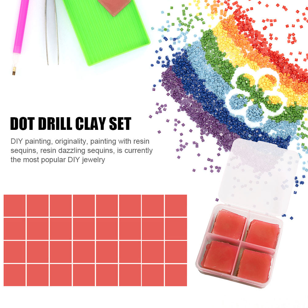 Boxed Diamond Painting Spot Drilling Clay Point Drill Pen DIY Color Clay Mud