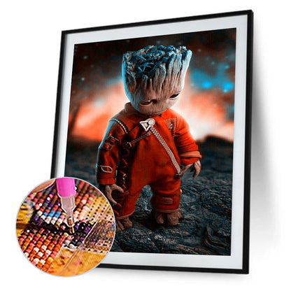 Sad Groot - Full Round Drill Diamond Painting 50*60CM