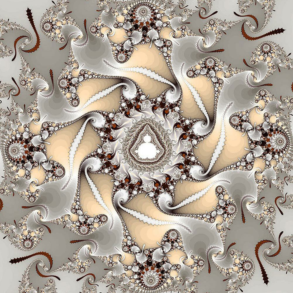 Fractal Art - Full Round Drill Diamond Painting 40*40CM