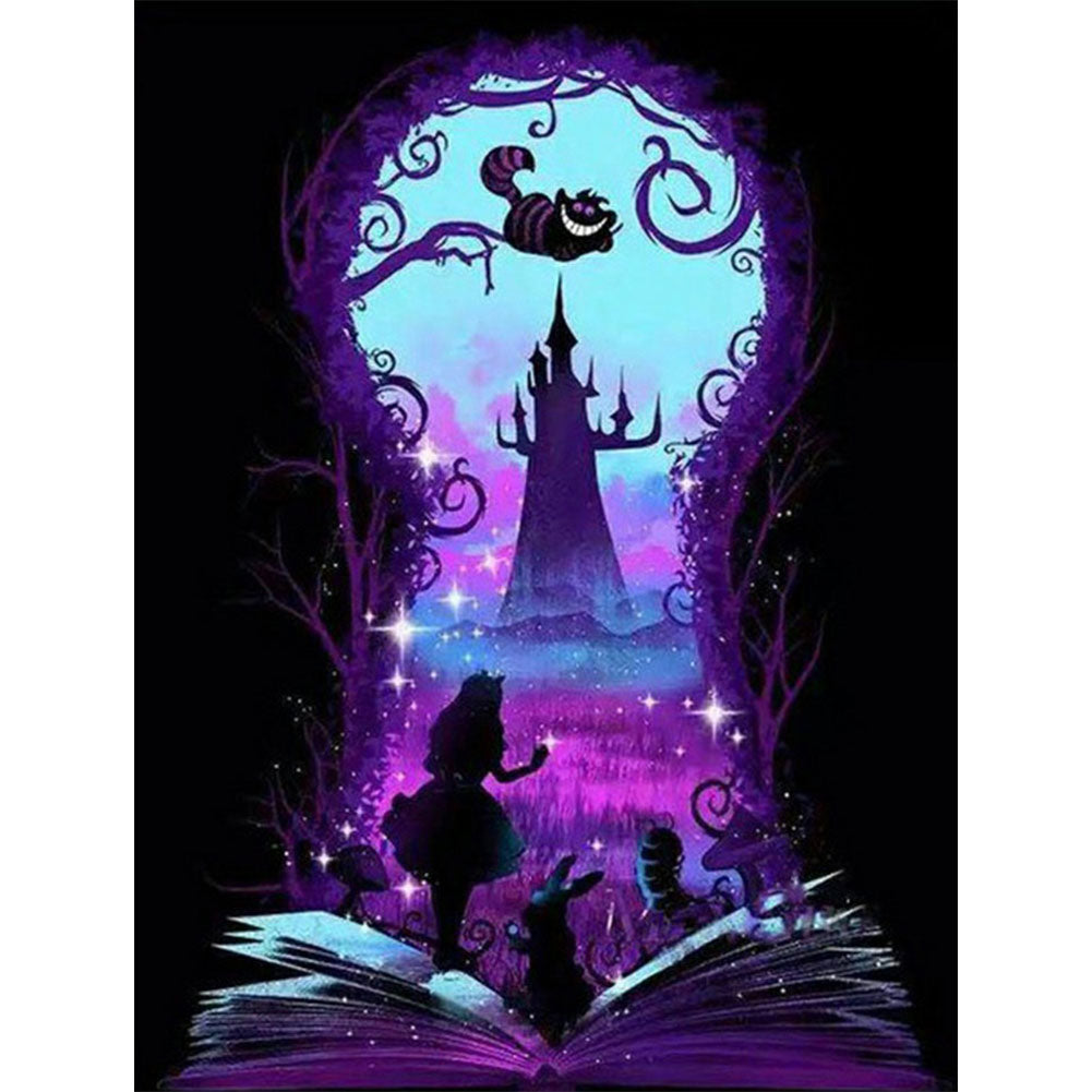 Animal Castle Adventure Silhouette - Full Square Drill Diamond Painting 50*60CM