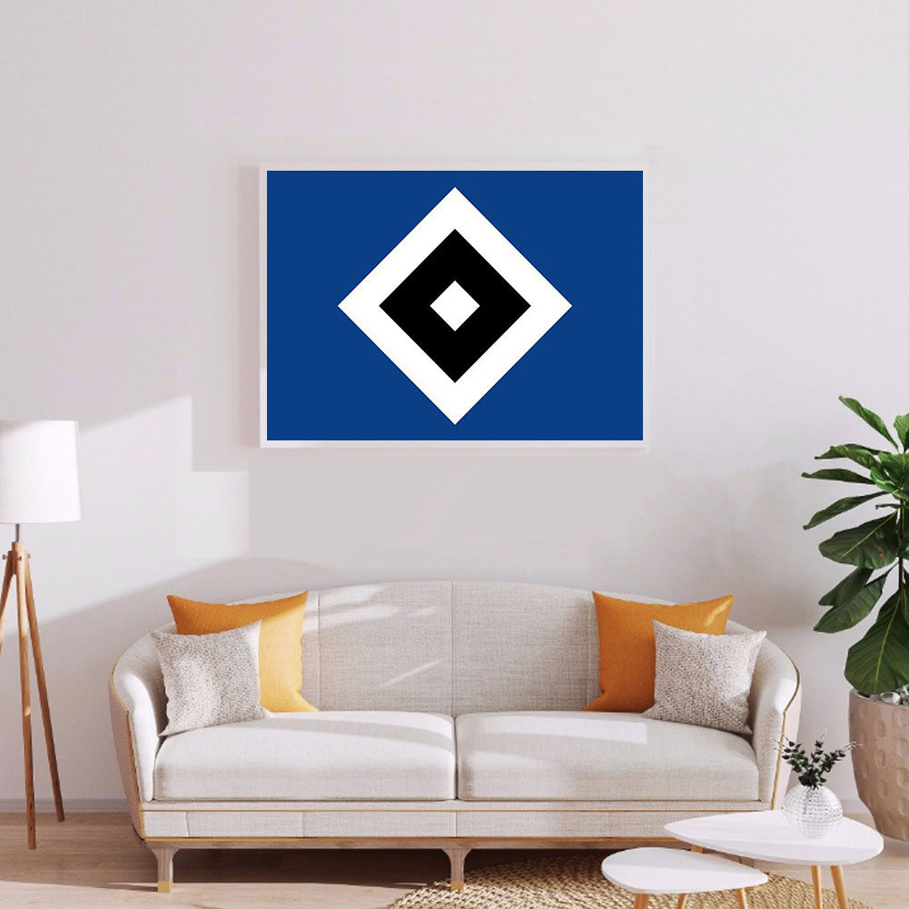 Hamburg Football Logo - Full Square Drill Diamond Painting 40*30CM