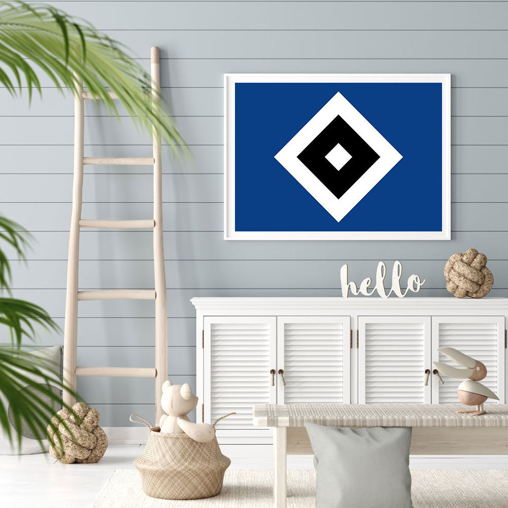 Hamburg Football Logo - Full Square Drill Diamond Painting 40*30CM