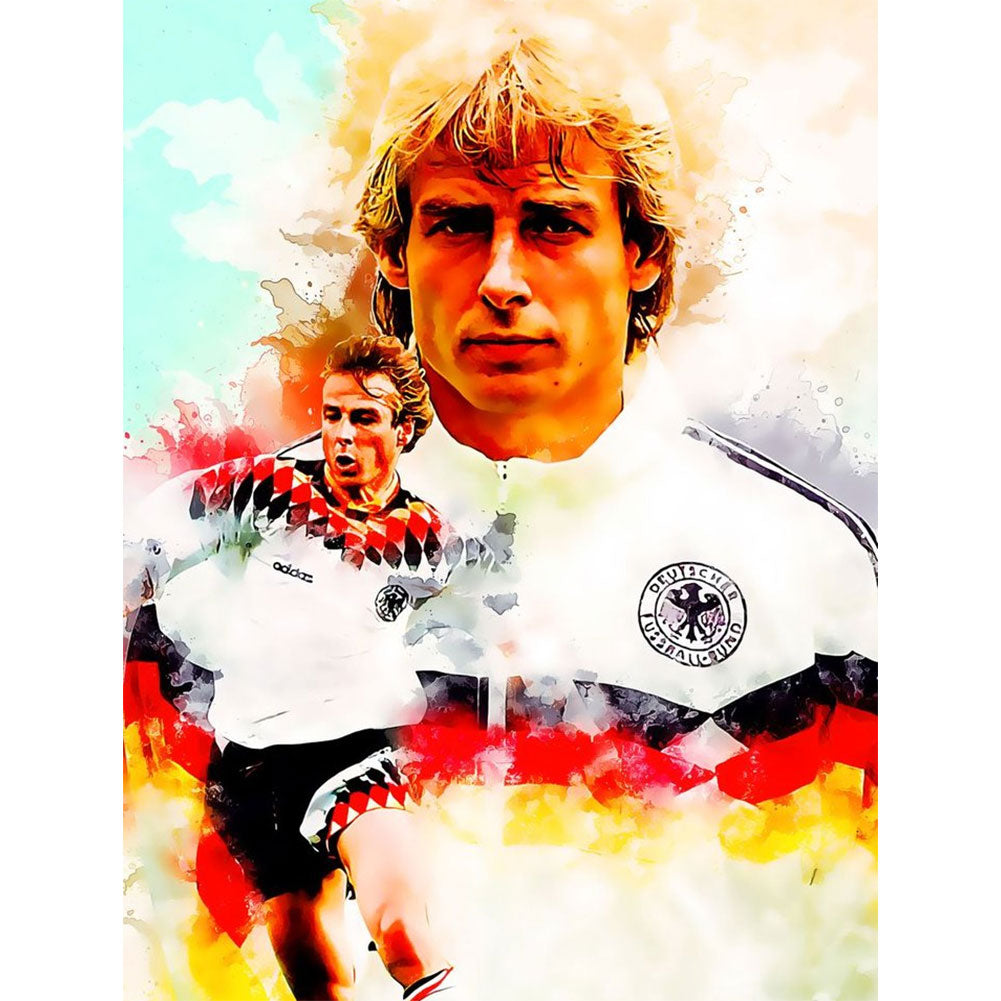 Professional Football Player - Full Round Drill Diamond Painting 30*40CM