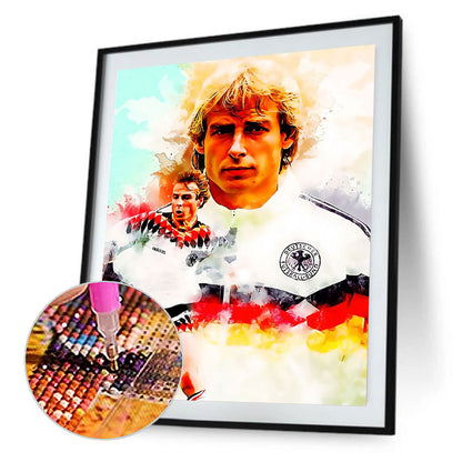 Professional Football Player - Full Round Drill Diamond Painting 30*40CM