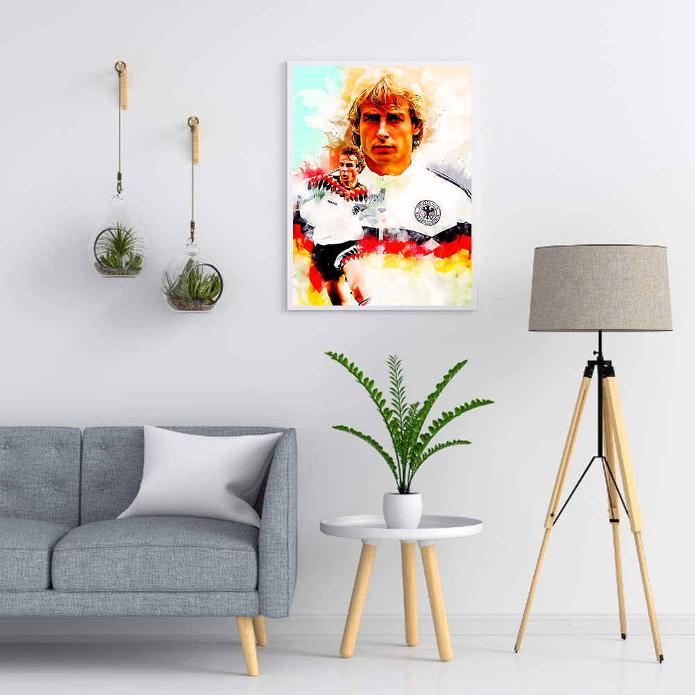 Professional Football Player - Full Round Drill Diamond Painting 30*40CM