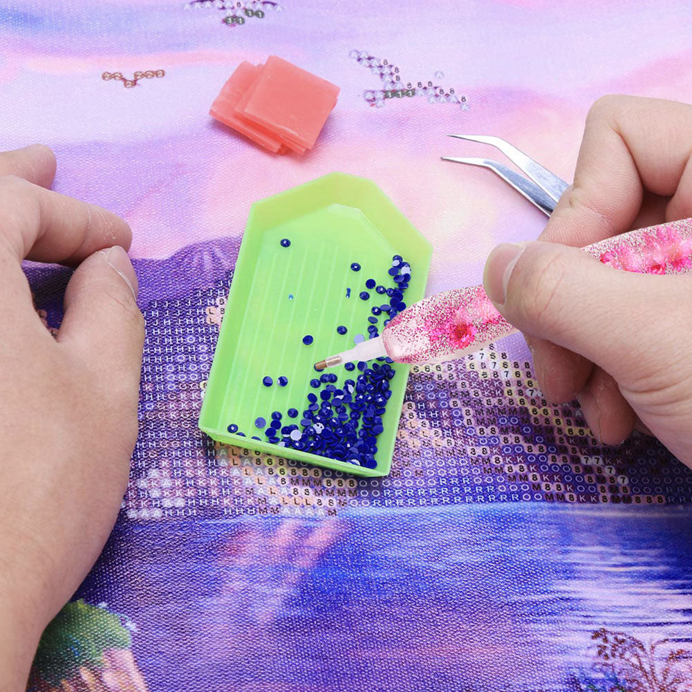 Flower Pattern Diamond Painting Tool Rhinestone Diamond Art for Diamond Painting