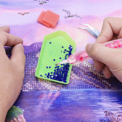 Flower Pattern Diamond Painting Tool Rhinestone Diamond Art for Diamond Painting