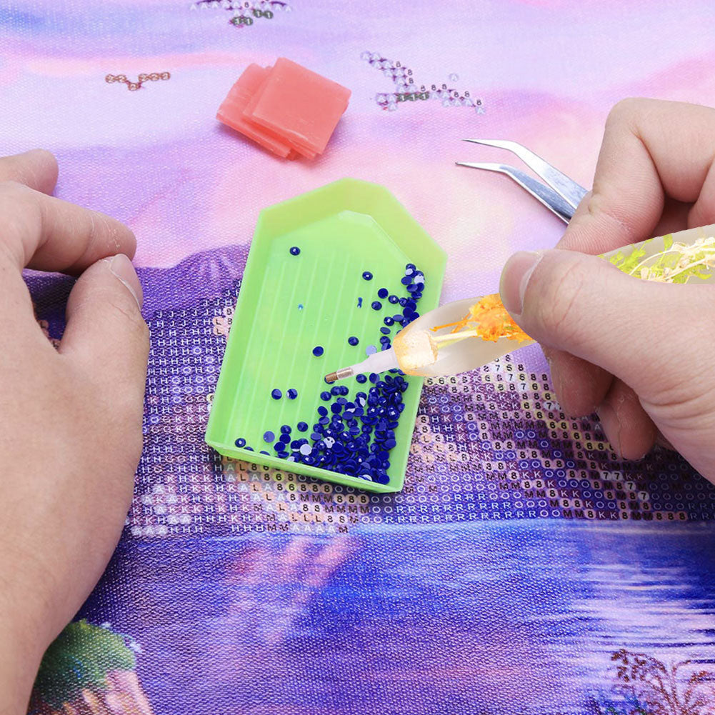 Flower Pattern Diamond Painting Tool Rhinestone Diamond Art for Diamond Painting