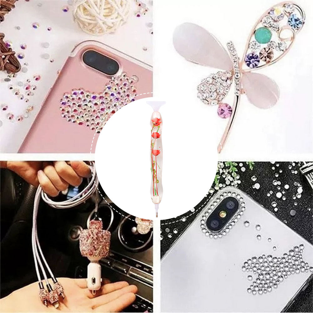 Flower Pattern Diamond Painting Tool Rhinestone Diamond Art for Diamond Painting