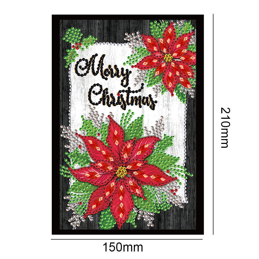 Christmas Style Partial Shaped Drill 50 Pages A5 No Stripe Diamond Painting Book