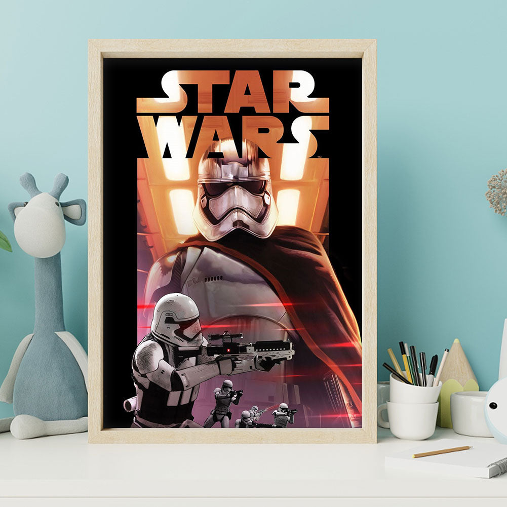 Star Wars Captain - Full Round Drill Diamond Painting 30*40CM