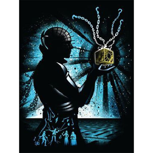 Silhouette Ghost Hunter - Full Square Drill Diamond Painting 30*40CM