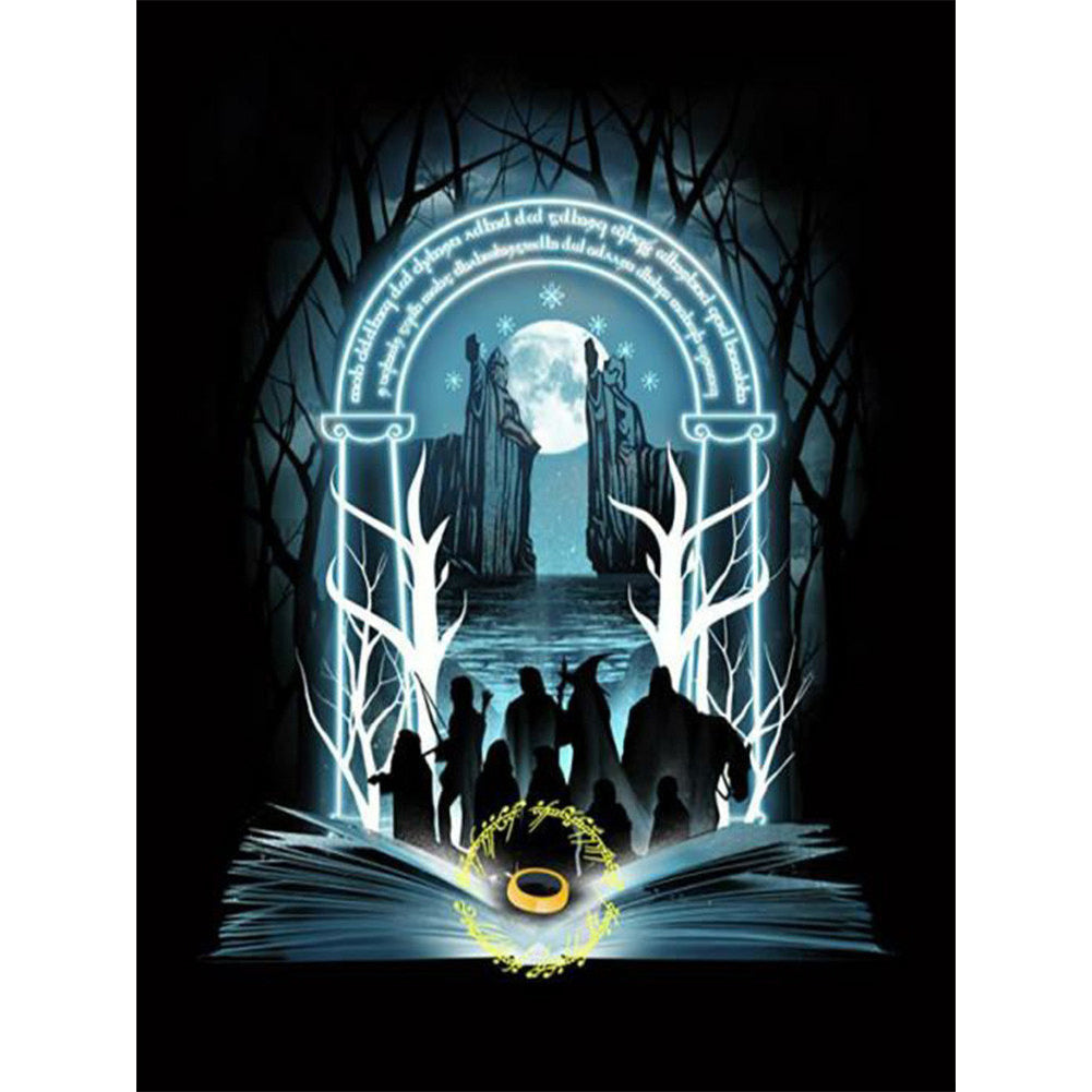 Lord Of The Rings - Gandalf Portal - Full Square Drill Diamond Painting 30*40CM