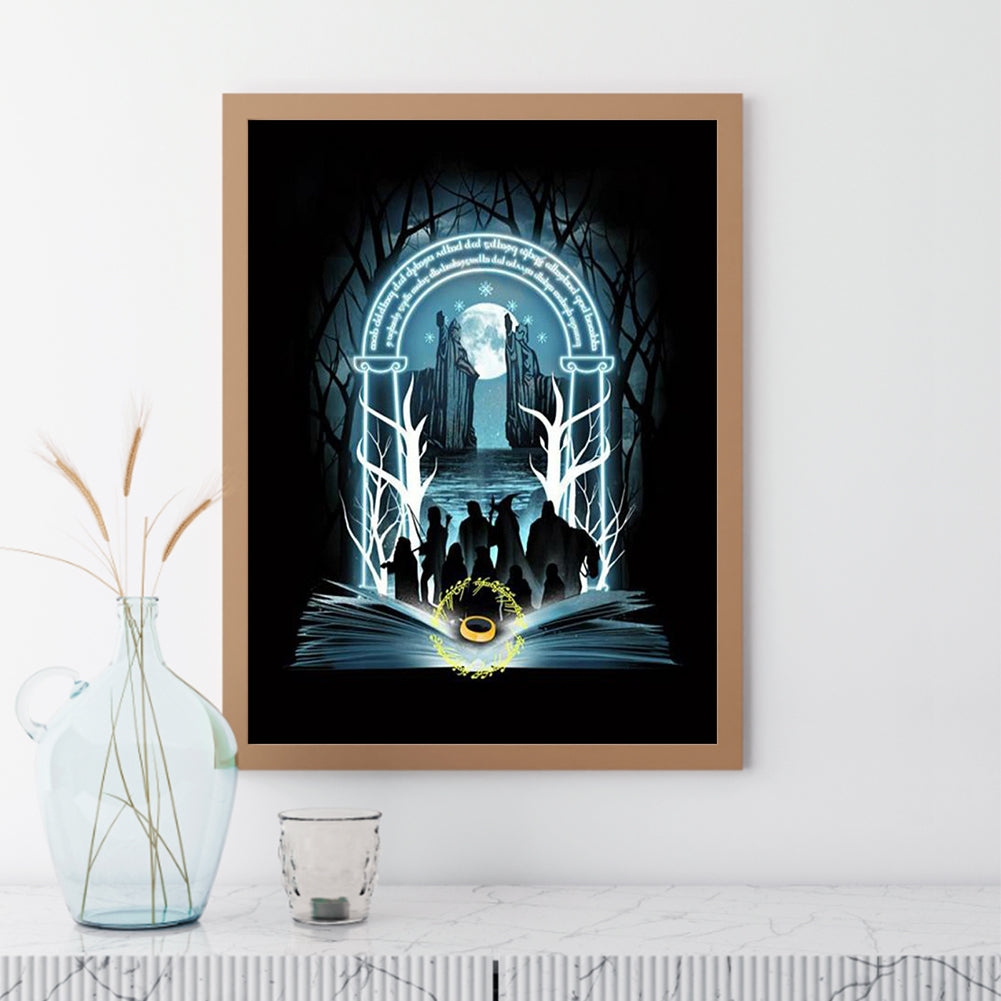 Lord Of The Rings - Gandalf Portal - Full Square Drill Diamond Painting 30*40CM