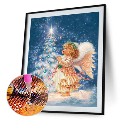 Wishing Winged Angel - Full Round Drill Diamond Painting 40*50CM