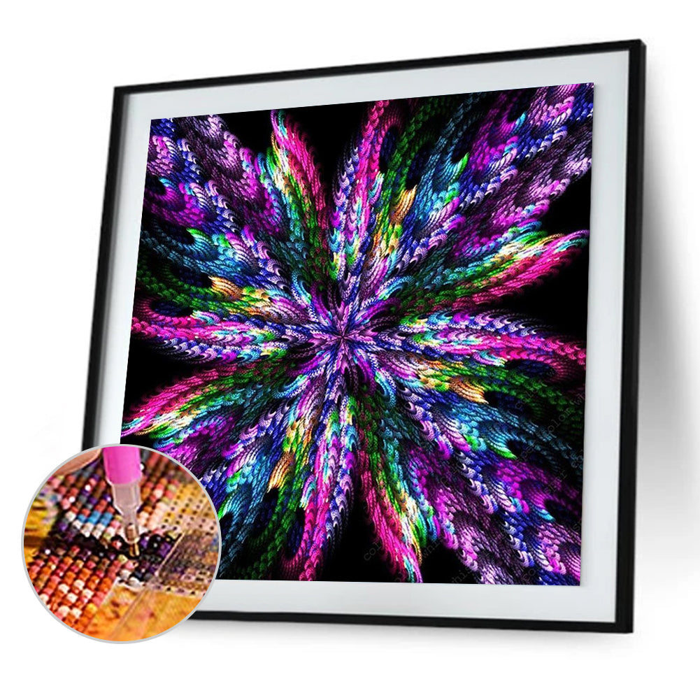 Color Mandala - Full Square Drill Diamond Painting 40*40CM