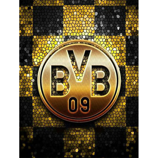 Dortmund Football Club Logo - Full Square Drill Diamond Painting 50*60CM