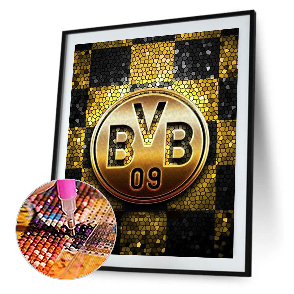 Dortmund Football Club Logo - Full Square Drill Diamond Painting 50*60CM