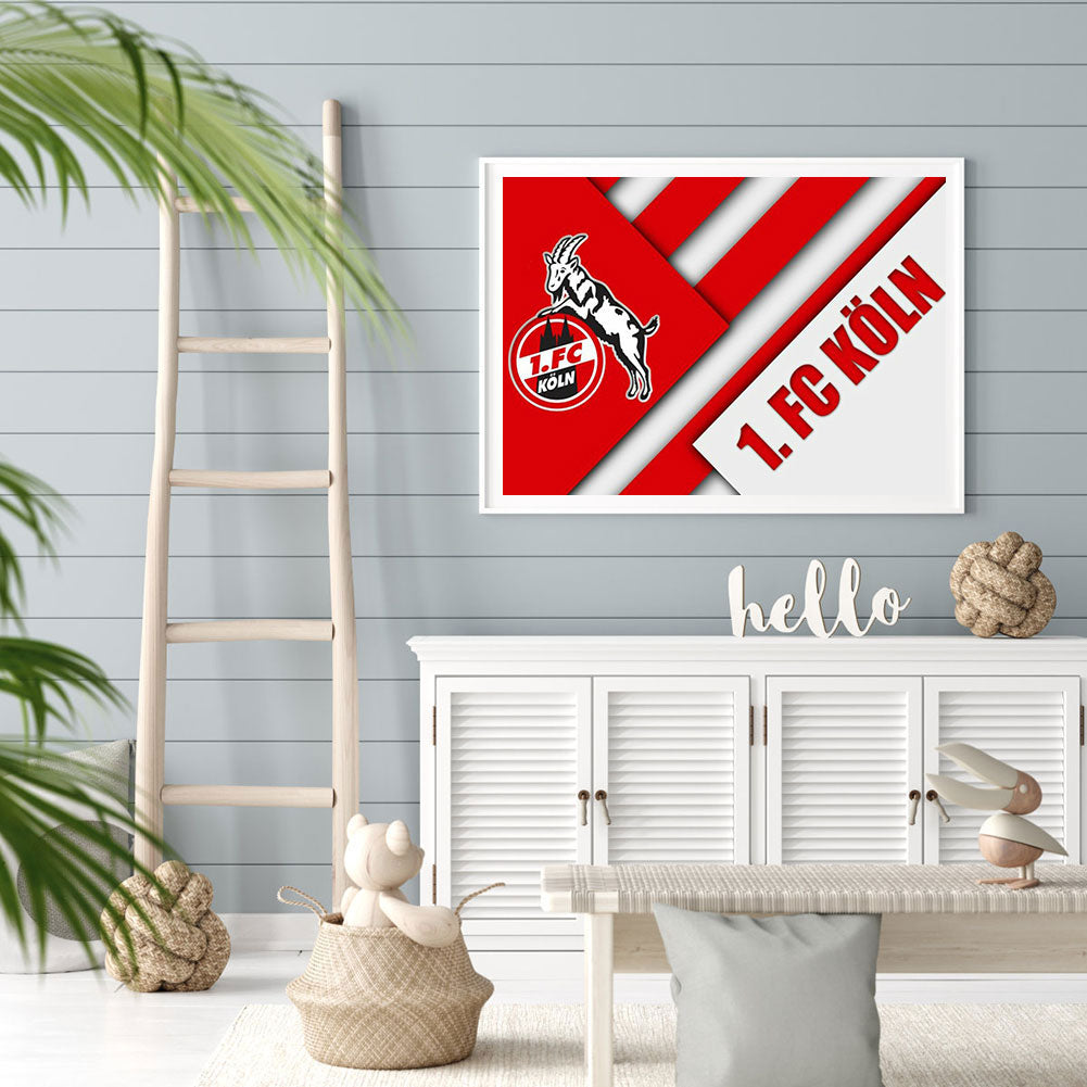 Cologne Football Club Logo - Full Square Drill Diamond Painting 50*40CM