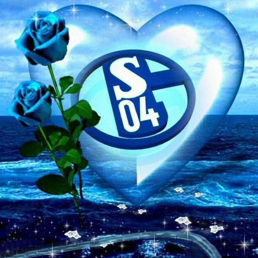 Schalke 04 Football Club Logo - Full Square Drill Diamond Painting 50*50CM