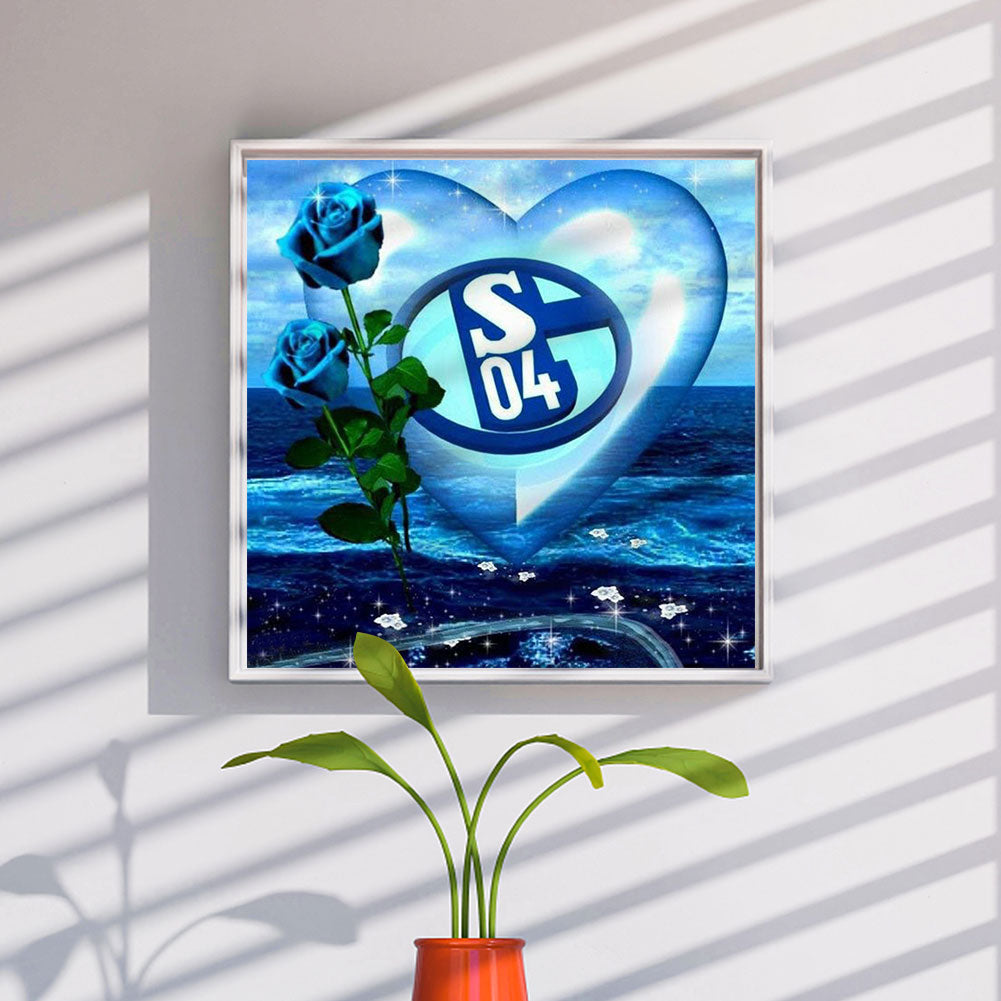 Schalke 04 Football Club Logo - Full Square Drill Diamond Painting 50*50CM