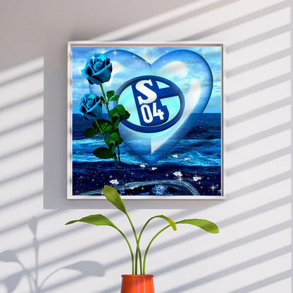 Schalke 04 Football Club Logo - Full Square Drill Diamond Painting 50*50CM