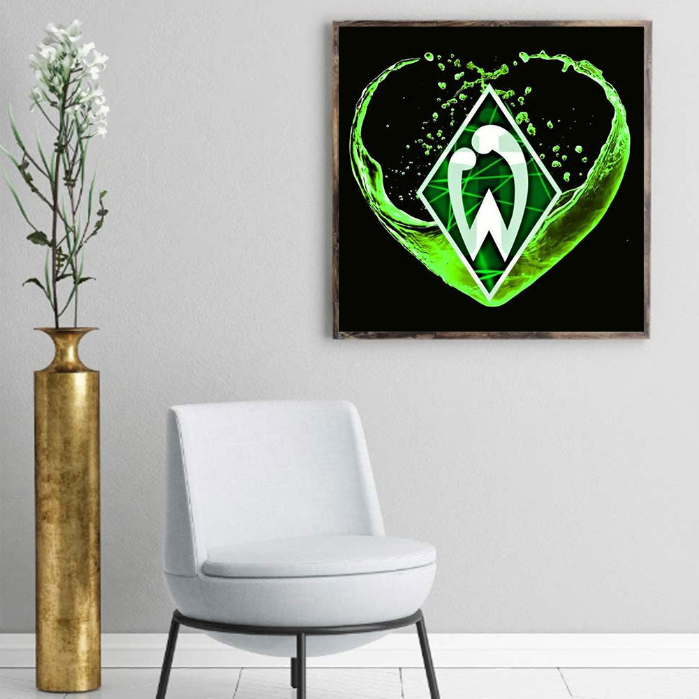 Werder Bremen Football Club Logo - Full Square Drill Diamond Painting 50*50CM