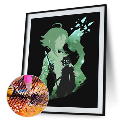 Anime Game Original God - Full Round Drill Diamond Painting 30*40CM