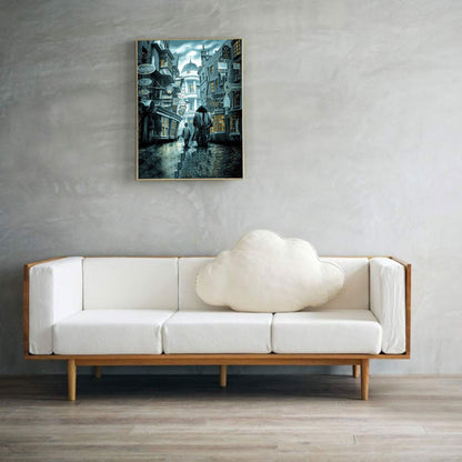 Lonely City Back View - Full Square Drill Diamond Painting 40*50CM