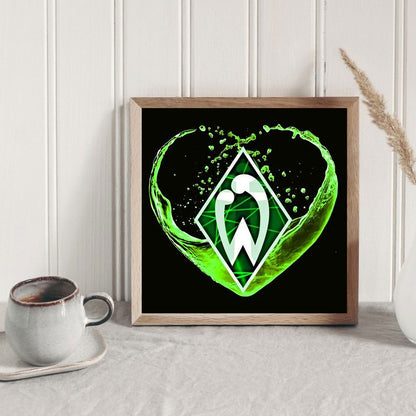 Werder Bremen Football Team Logo - Full Round Drill Diamond Painting 50*50CM