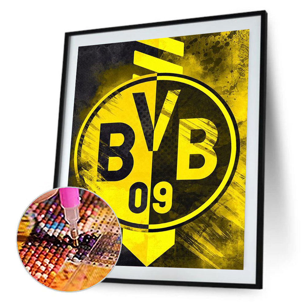 Dortmund Football Club - Full Square Drill Diamond Painting 40*50CM