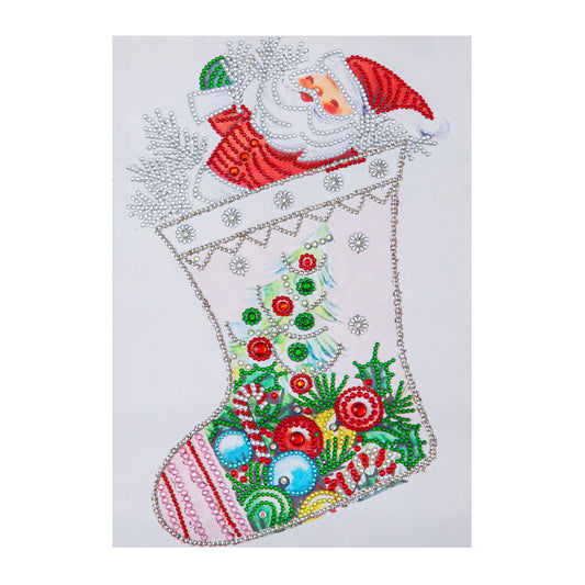 Christmas Socks - Special Shaped Drill Diamond Paiting 30*40CM