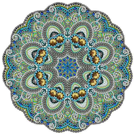 Mandala Pattern - Special Shaped Drill Diamond Paiting 30*30CM
